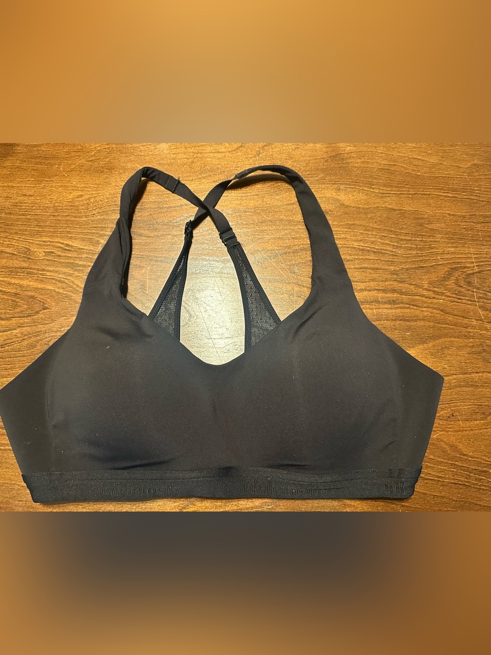 lululemon athletica Black Wireless Sports Bralette